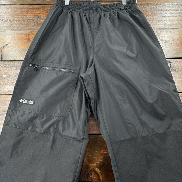Columbia Men's Nylon Snow Pants Black Lined Outdoors  Men's Size Large - Picture 10 of 12